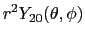 $\displaystyle r^2 Y_{20}(\theta,\phi)$