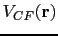 $\displaystyle V_{CF}(\mathbf{r})$